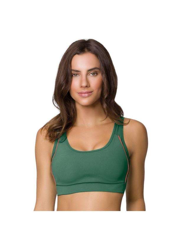 Selene - Top Selene Recortes com Bojo Feminino Verde