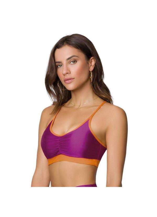 Selene - Top Selene Recostes com Bojo Feminino Roxo