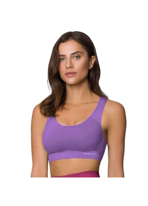 Selene - Top Selene Sport sem Costura Feminina Roxo 1