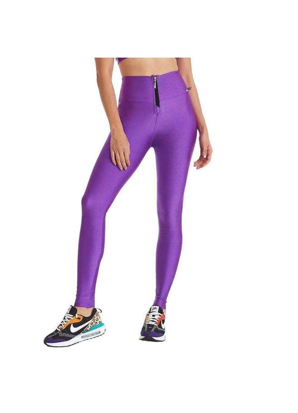 Cajubrasil - Calça Legging Cajubrasil com Zíper Classic Feminina Roxo