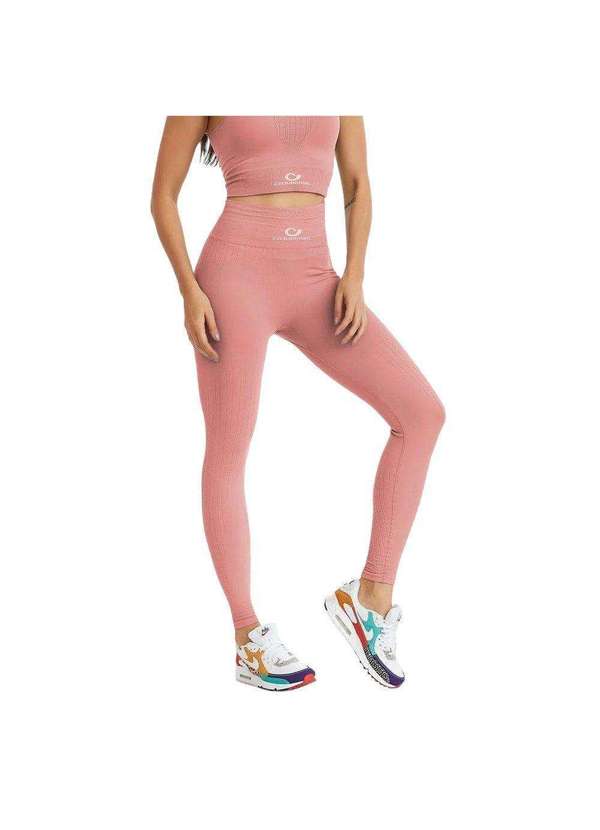 Cajubrasil - Calça Legging Cajubrasil Seamless Braid Feminina Rosa