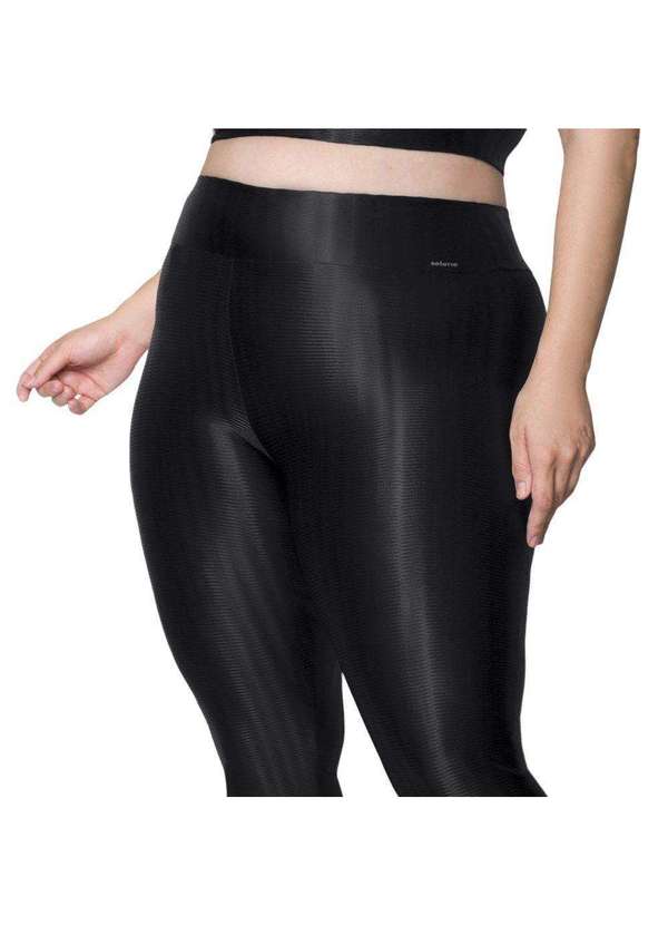 Selene - Calça Legging Selene 3d Plus Size Feminina Preto 2