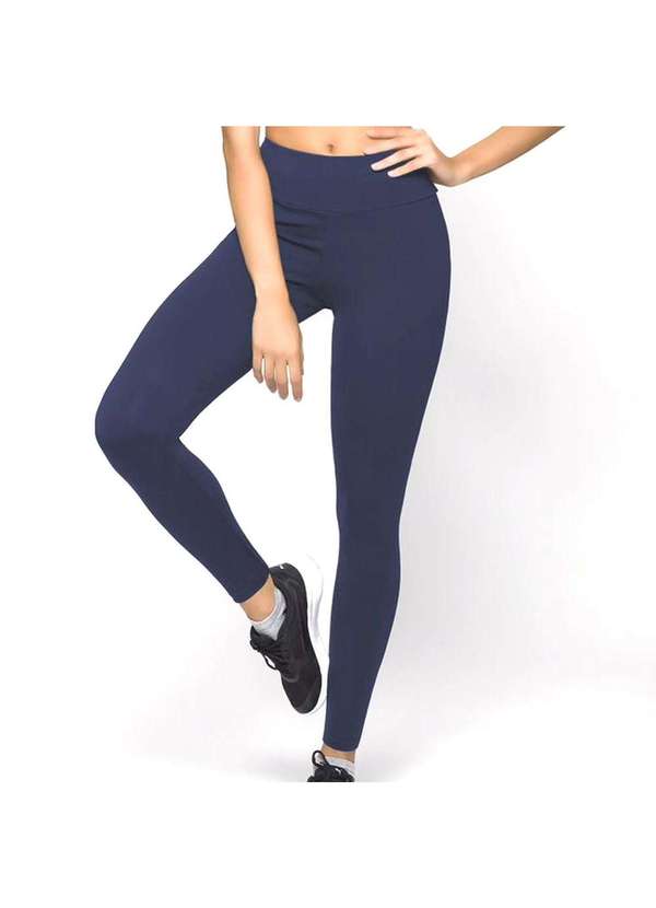 Selene - Calça Legging Selene Básica Feminina Azul 2