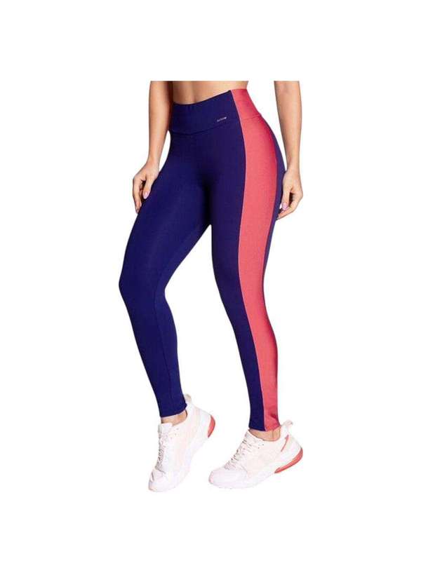 Selene - Calça Legging Selene com Recorte Feminina Azul