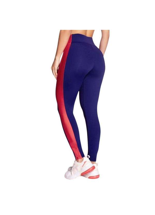 Selene - Calça Legging Selene com Recorte Feminina Azul 2