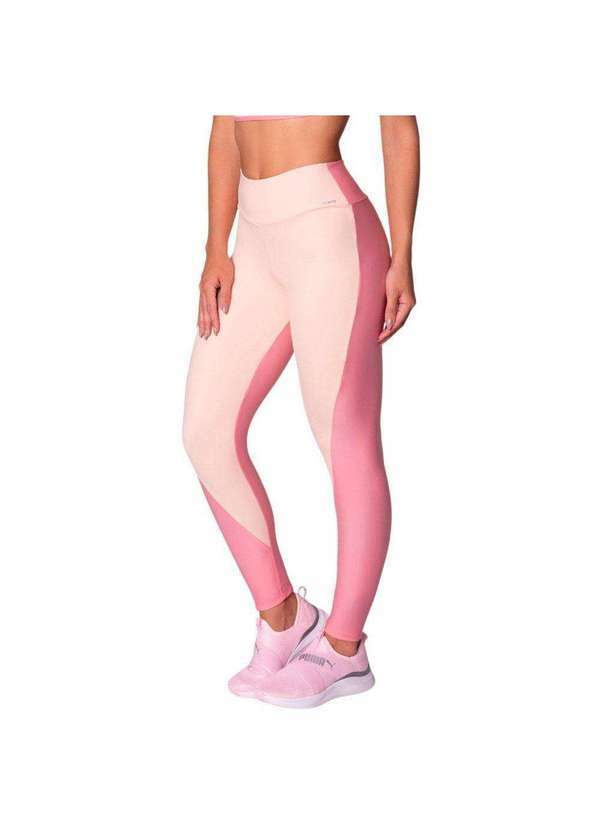 Selene - Calça Legging Selene com Recorte Feminina Rosa