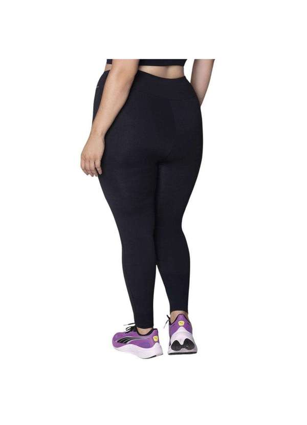 Selene - Calça Legging Selene com Recorte Plus Size Feminina Preto 2