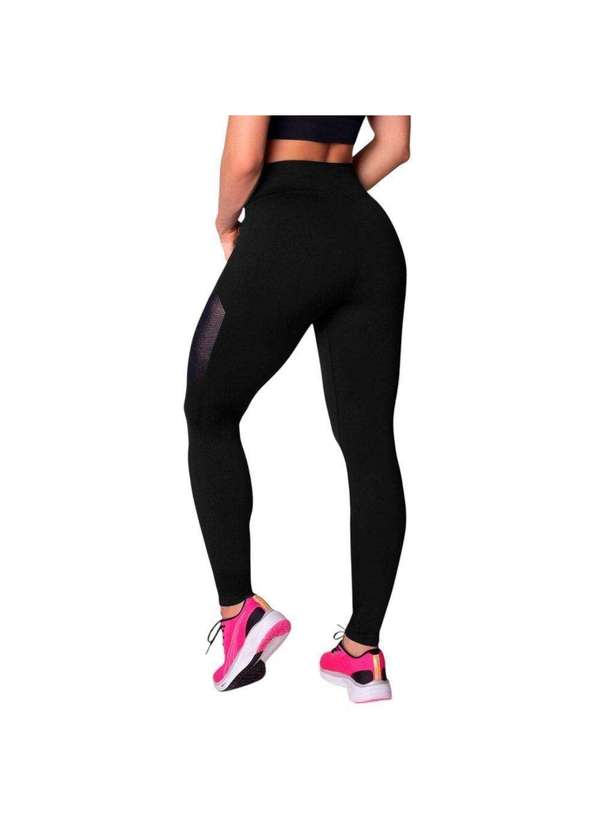 Selene - Calça Legging Selene sem Costura Feminina Preto 2