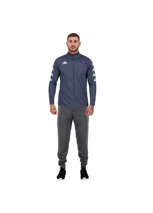 Kappa - Agasalho Kappa Silver Maggiore Masculino - Cinza