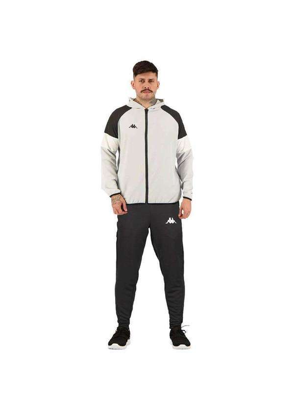 Kappa - Agasalho Kappa Witz Dom Masculino - Cinza