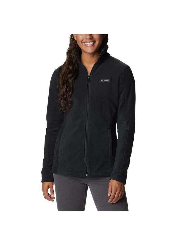 Columbia - Jaqueta Columbia Fleece Basin Trail Iii Feminina Preto