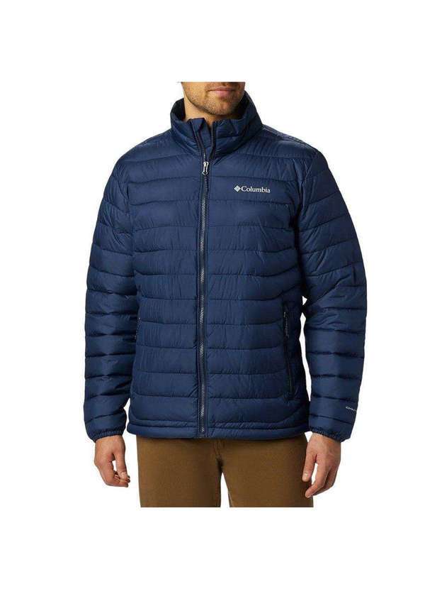 Columbia - Jaqueta Columbia Powder Lite Collegiate Masculina Azul