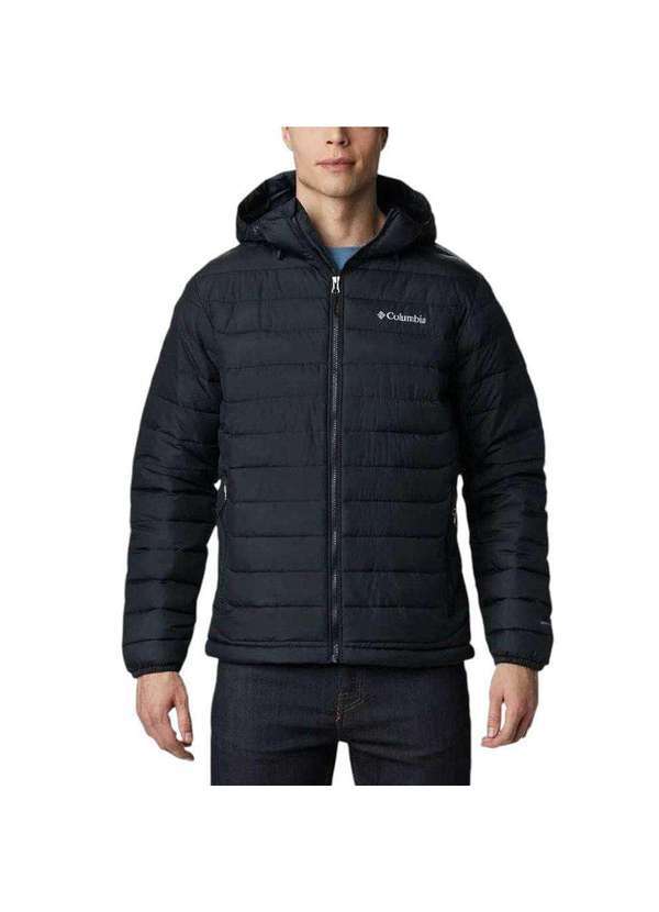 Columbia - Jaqueta Columbia Powder Lite Ii Hooded Masculino Preto