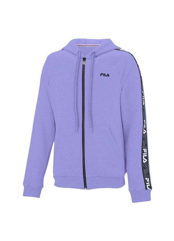 Fila - Jaqueta Fila Basic Tape Ouline Plus Size Feminina Roxo