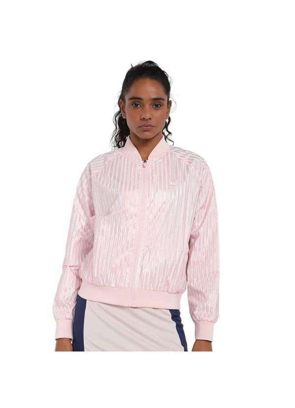 Fila - Jaqueta Fila Goffer Feminina Rosa