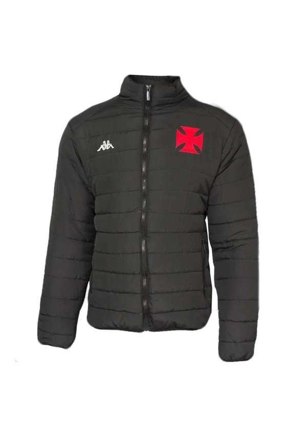 Kappa - Jaqueta Parka Kappa Vasco 2020/21 Masculina Preto