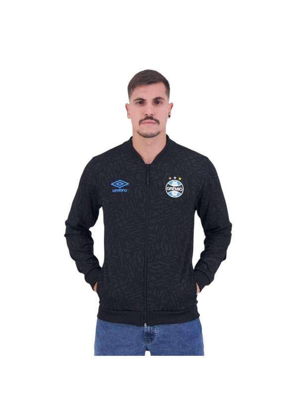 Umbro - Jaqueta Umbro Grêmio Hino 2024 Masculina Preto