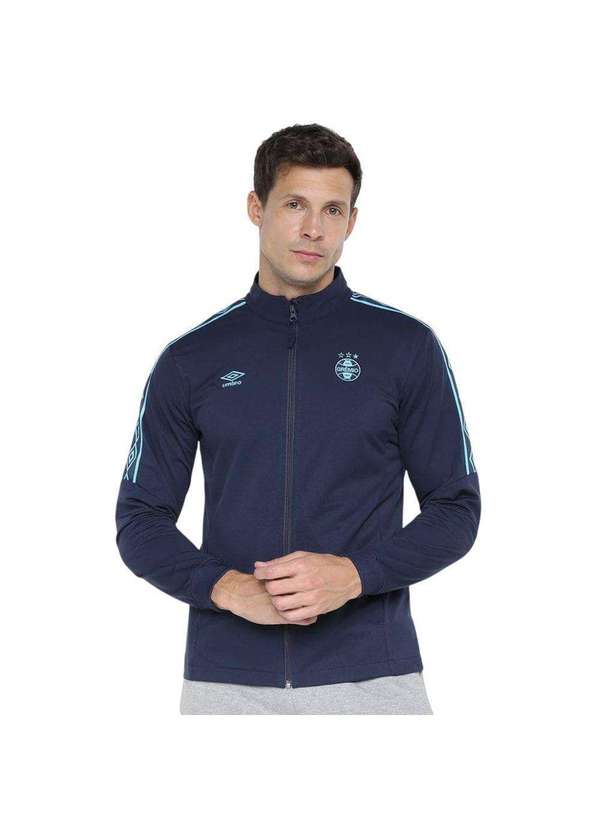 Jaqueta Umbro Grêmio Viagem 2024/25 Masculino Azul Esporte Legal