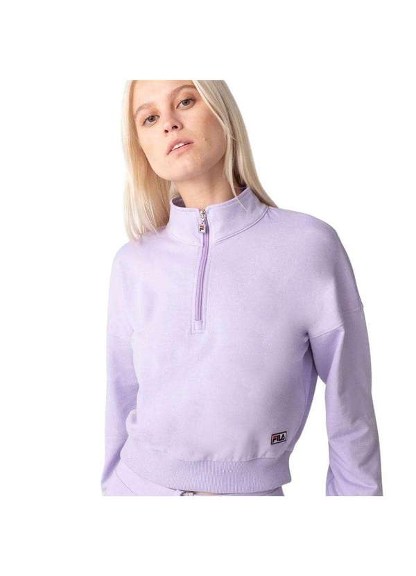 Fila - Moletom Fila Basic Classic Plus Size Feminino Roxo