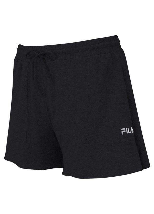 Fila - Short Fila Comfort Easy Plus Size Feminino Preto