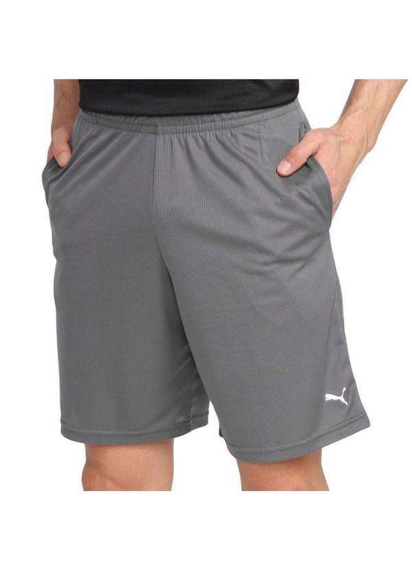 Puma - Short Puma Performance Knit 10 Masculino Cinza