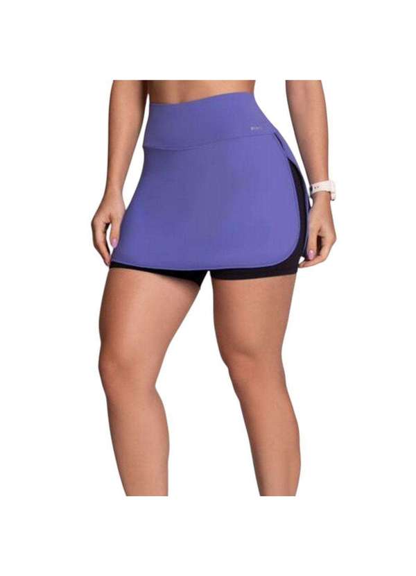 Selene - Short Saia Selene Fitness Feminino Roxo