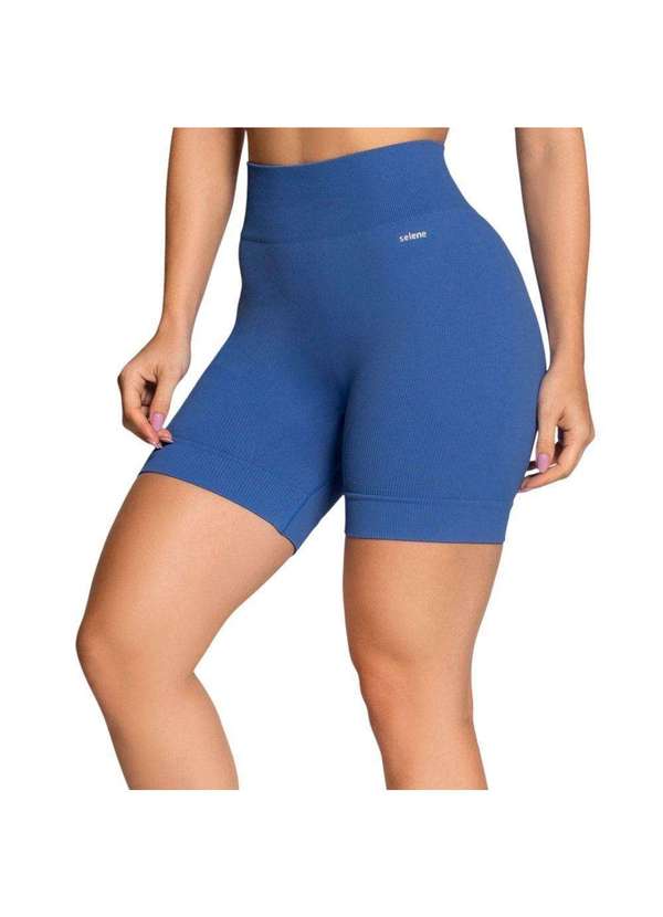 Selene - Short Selene sem Costura Feminino Azul