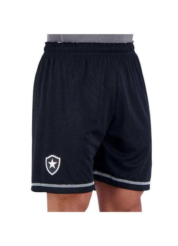 Braziline - Bermuda Braziline Botafogo Taça Masculina Preto