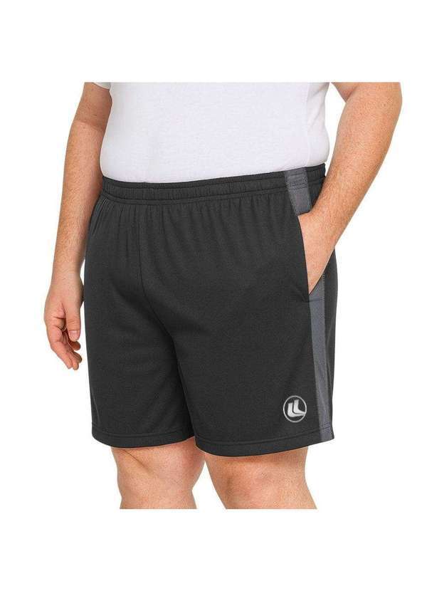 Esporte Legal - Bermuda Esporte Legal Line Plus Size Masculina Preto