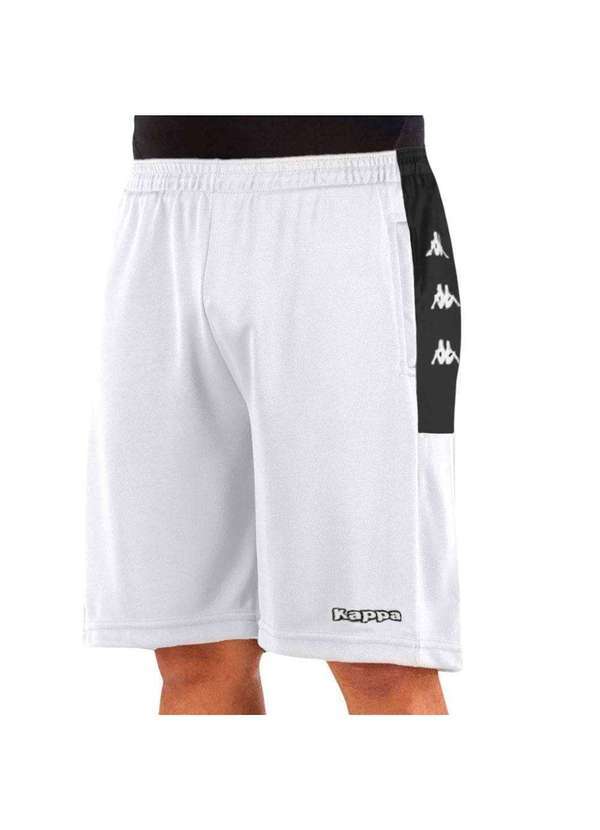 Kappa - Bermuda Kappa Sport Spader Masculina Branco