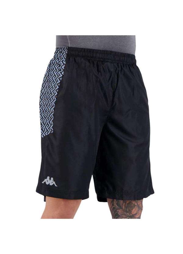 Kappa - Bermuda Kappa York Masculina Preto