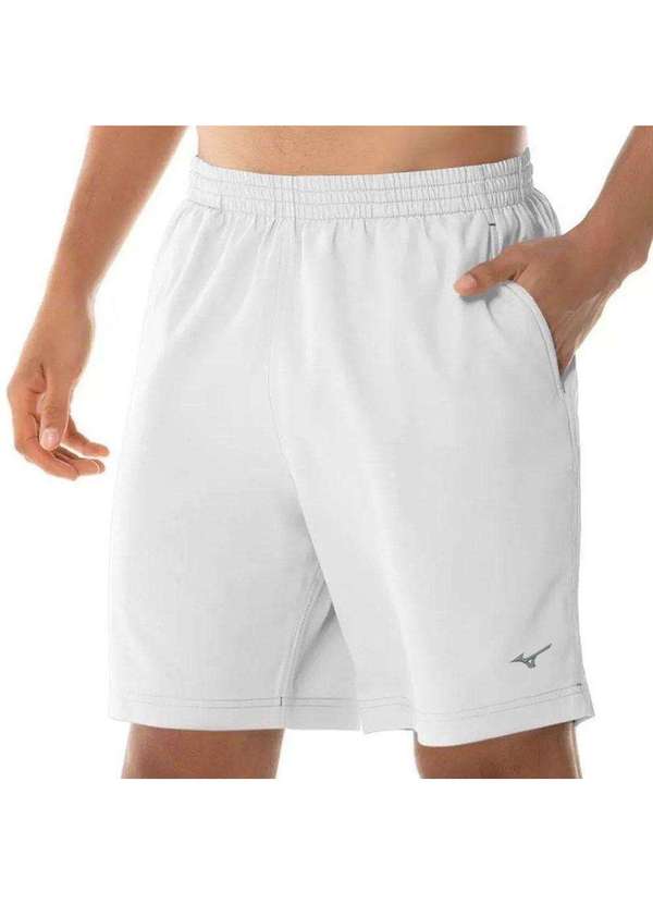 Mizuno - Bermuda Mizuno Bas Rip Stop 3 Masculina Branco