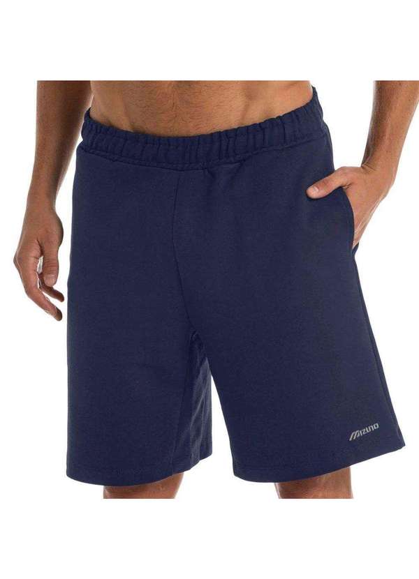 Mizuno - Bermuda Mizuno Moletom Masculina Azul