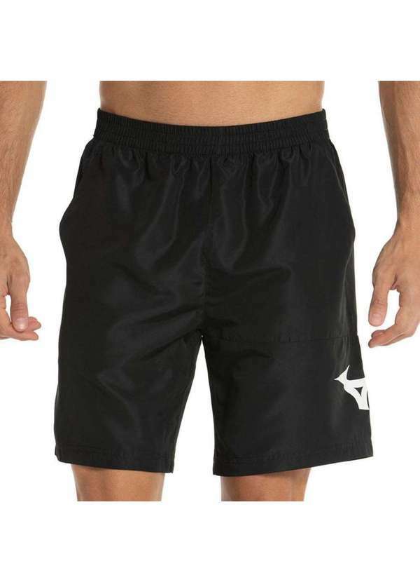 Mizuno - Bermuda Mizuno Run Bird Masculina Preto