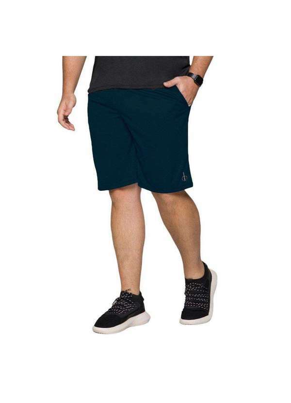 Selene - Bermuda Selene Dry Sport Plus Size Masculina Azul