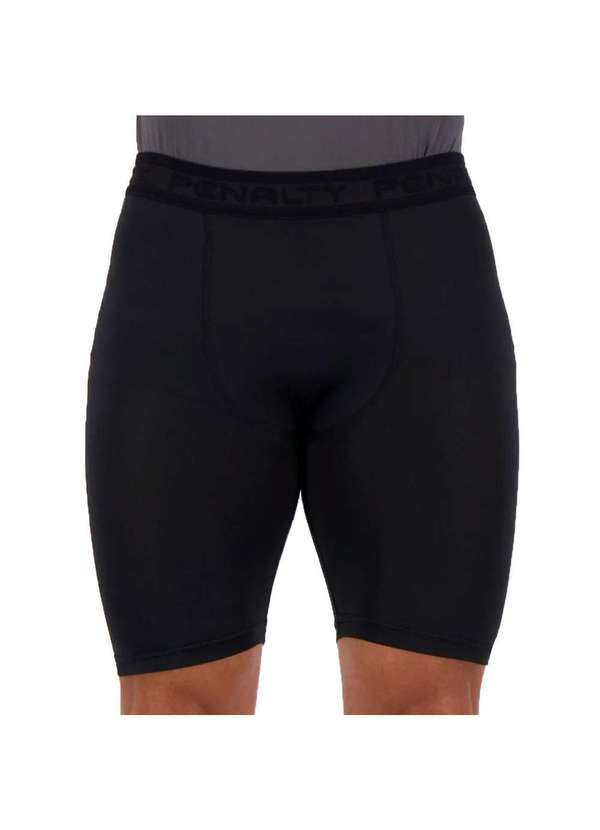 Penalty - Bermuda Térmica Penalty Flat X Masculina - Preto Preto