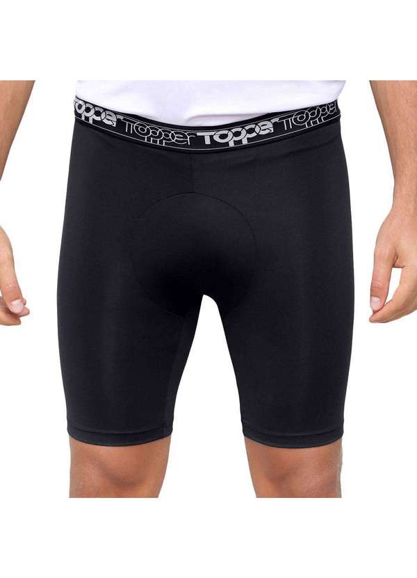 Topper - Bermuda Térmica Topper Classic Masculina Preto
