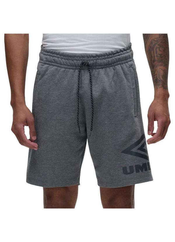 Umbro - Bermuda Umbro Diamond Club Masculina Cinza