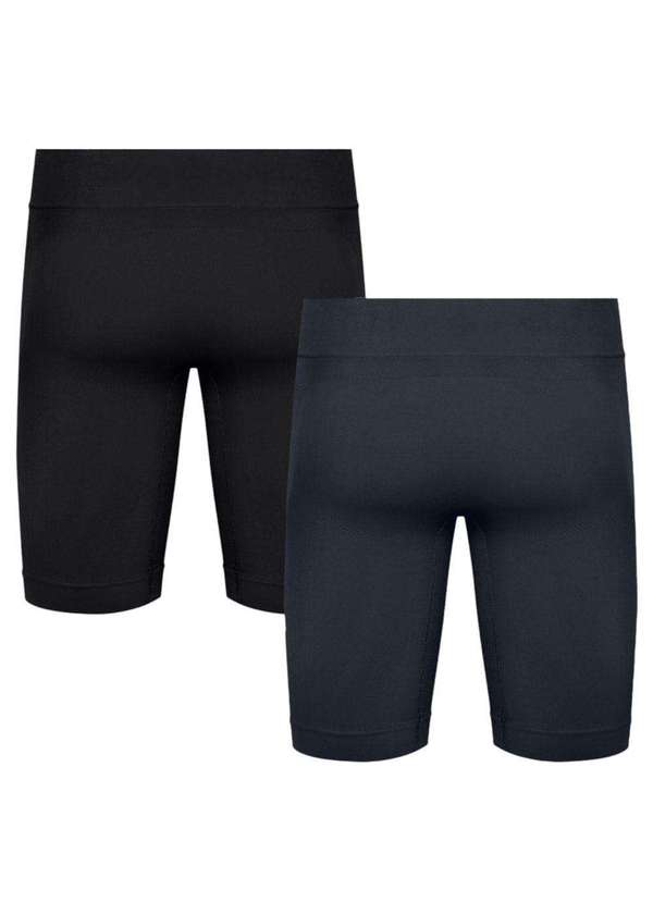 Puma - Kit 2 Bermudas Térmicas Puma Long Boxer Masculina Cinza 2