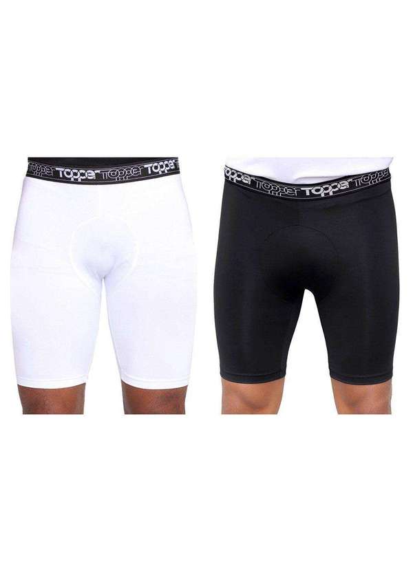 Topper - Kit 2 Bermudas Térmicas Topper Classic Masculina Branco