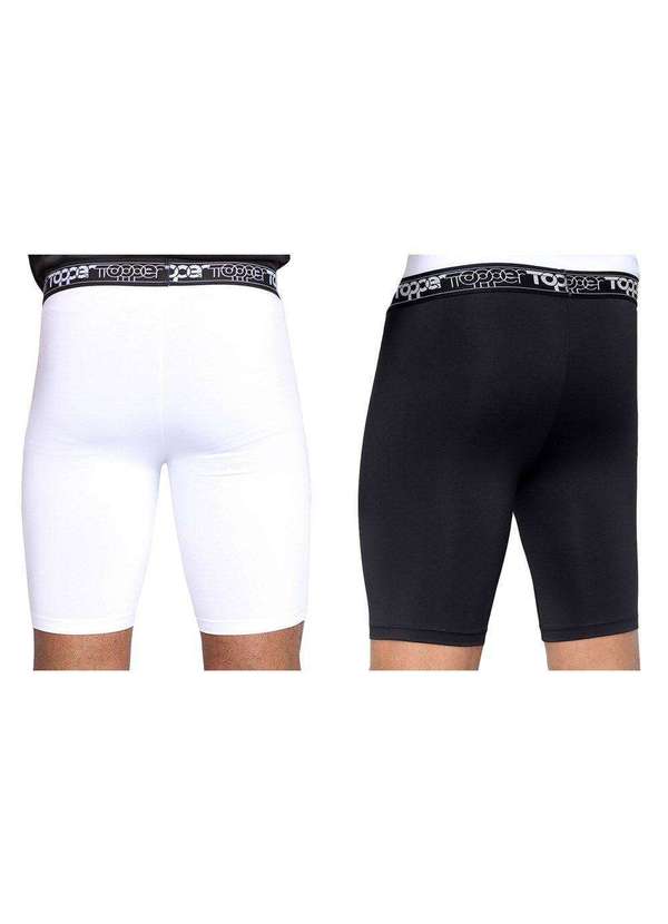 Topper - Kit 2 Bermudas Térmicas Topper Classic Masculina Branco 2