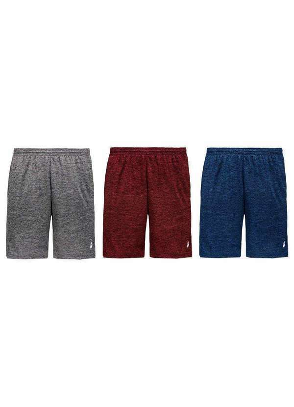 Penalty - Kit 3 Bermudas Penalty Air Dry Masculina Azul