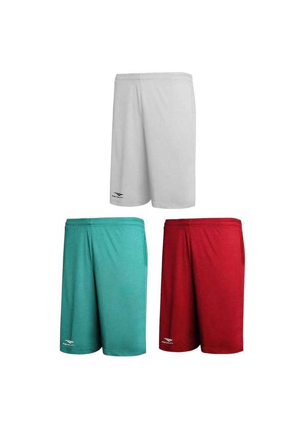 Penalty - Kit 3 Bermudas Penalty X Masculina Vermelho