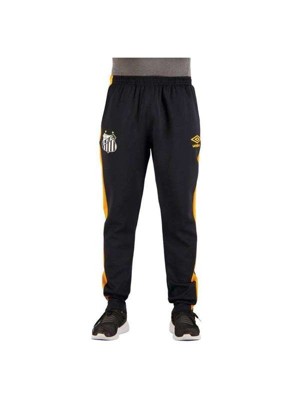 Umbro - Calça Umbro Santos Treino 2022 Masculina Preto
