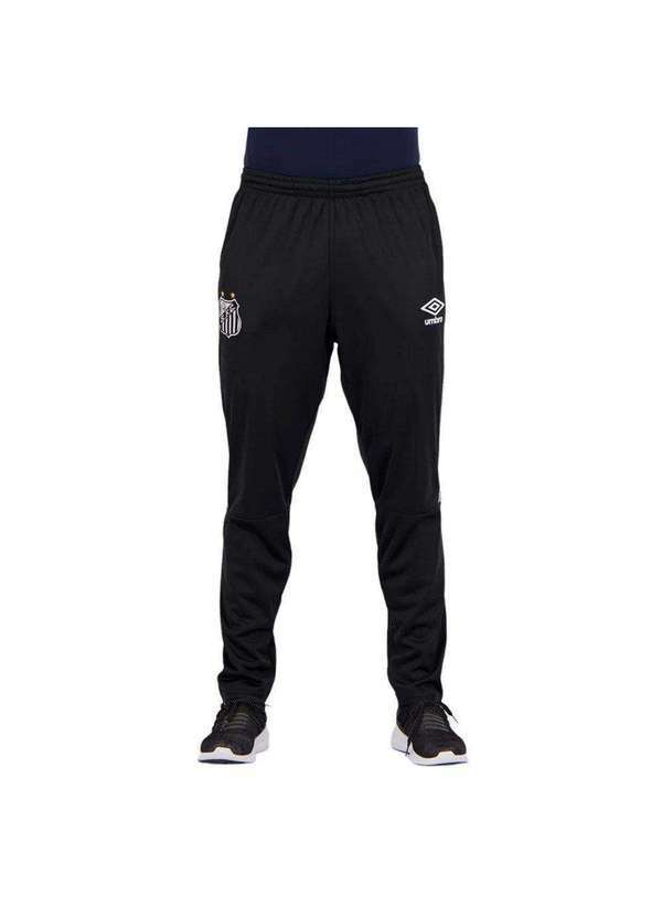 Umbro - Calça Umbro Santos Viagem 2021 Masculina Preto