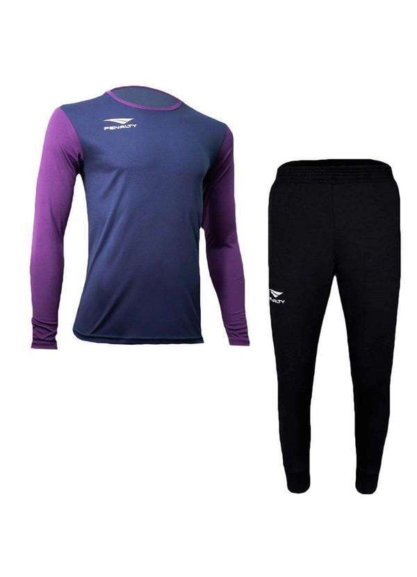 Penalty - Kit de Goleiro Penalty Delta Camisa e Calça Masculino Azul