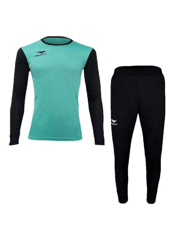 Penalty - Kit de Goleiro Penalty Delta Camisa e Calça Masculino Verde