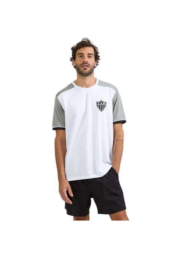 Braziline - Camisa Braziline Atlético Mineiro Ligação Masculina Branco
