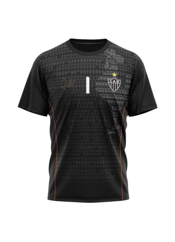 Braziline - Camisa Braziline Atlético Mineiro One Masculino Preto