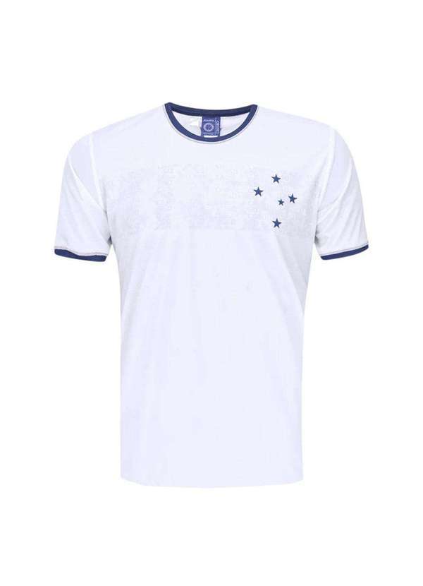 Braziline - Camisa Braziline Cruzeiro Copas Masculina Branco